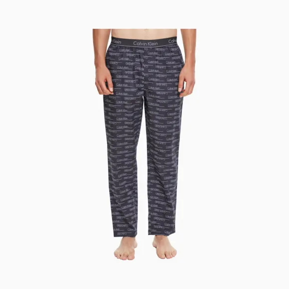 卡尔文·克莱恩/Calvin Klein 男士秋冬新款纯棉LOGO睡裤 NM1516AD-内衣系列