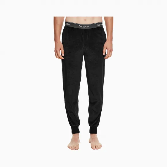 卡尔文·克莱恩/Calvin Klein 男士秋冬新款LOGO边针织家居裤 NM1568AD-内衣系列