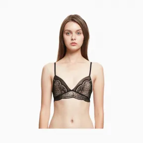 卡尔文·克莱恩/Calvin Klein 女士秋冬新款蕾丝无钢圈文胸 QF4726AD-内衣系列