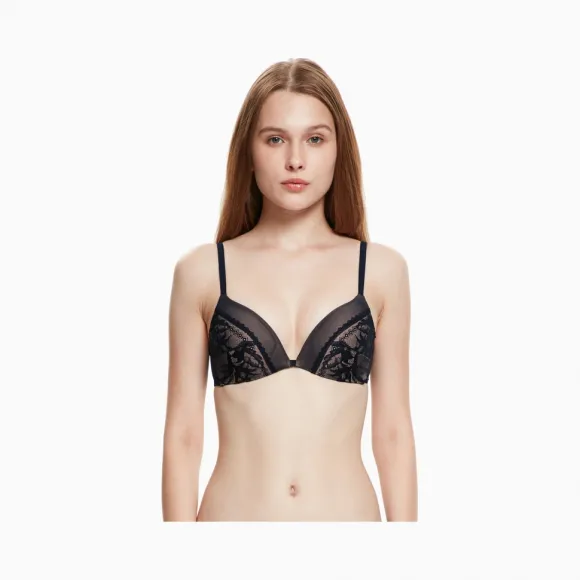 卡尔文·克莱恩/Calvin Klein 女士秋冬新款深V无钢圈文胸 QF4829AD-内衣系列