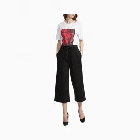 Calvin Klein 女装 针织休闲阔腿裤 W94054259C-Ckck