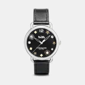 蔻驰/Coach 玩趣表盘真皮表带腕表 W1258 BLK