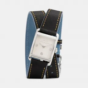 蔻驰/Coach RENWICK皮革双圈表带腕表 W1529 BLK