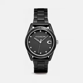 蔻驰/Coach  PRESTON运动手表 36MM W1595_BLK_WMN