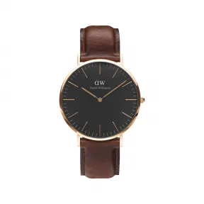 丹尼尔·惠灵顿/Daniel Wellington Classic Black 石英机芯 手表 DW00100124
