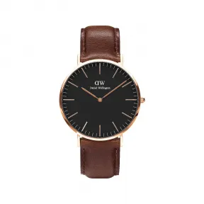 丹尼尔·惠灵顿/Daniel Wellington Classic Black 石英机芯 手表 DW00100125