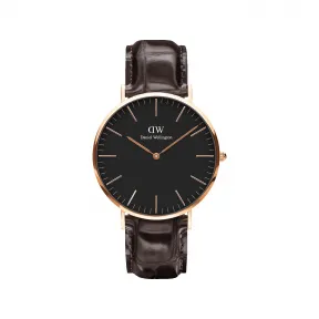 丹尼尔·惠灵顿/Daniel Wellington Classic Black 石英机芯 手表 DW00100128