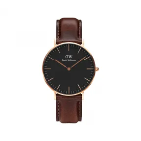 丹尼尔·惠灵顿/Daniel Wellington Classic Black 石英机芯 手表 DW00100137