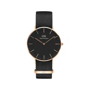 丹尼尔·惠灵顿/Daniel Wellington Classic Black 石英机芯 手表 DW00100150