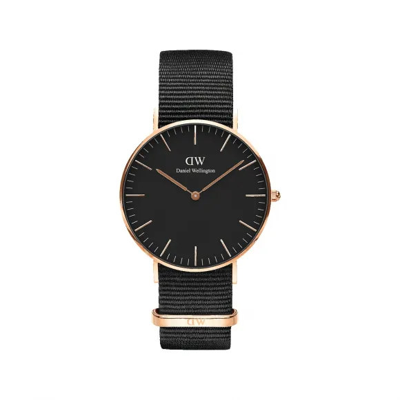 丹尼尔·惠灵顿/Daniel Wellington Classic Black 石英机芯 手表 DW00100150
