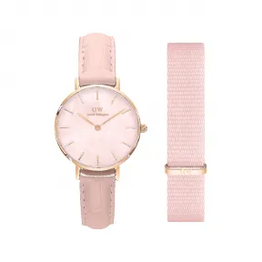 丹尼尔·惠灵顿/Daniel Wellington Petite Rouge + Coral strap 日本石英机芯 套装 DW00501481