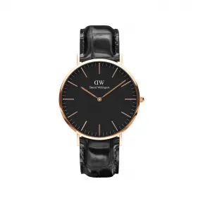 丹尼尔·惠灵顿/Daniel Wellington Classic Black 石英机芯 手表 DW00600129