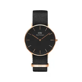 丹尼尔·惠灵顿/Daniel Wellington Classic Black 石英机芯 手表 DW00600150