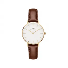 丹尼尔·惠灵顿/Daniel Wellington Petite St Mawes 28MM 双涂层不锈钢 (316L) 石英机芯 手表 DW00600552