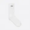 迪奥/Dior 白色弹性棉布船员袜 013MC02AT098-C089