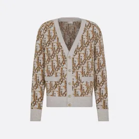 迪奥/Dior Dior  Oblique 开襟羊毛衫 213M233AT393-C887