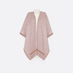 迪奥/Dior 30 Montaigne 披风 玫瑰粉色山羊绒 21PDP370I009_C420_TU