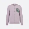 迪奥/Dior 开衫 淡紫色山羊绒混纺针织面料 313M235AT521_C486_TM