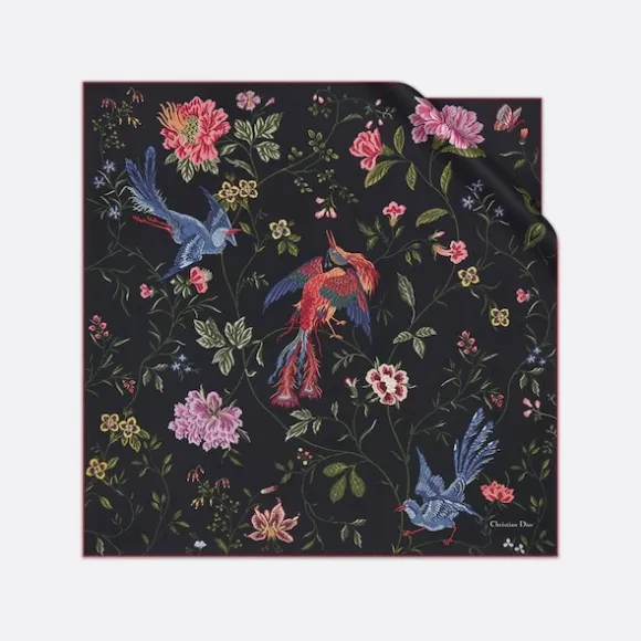 迪奥/Dior 90 Dior  Birds方头巾 32BIR090I606-C940