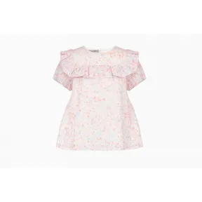 迪奥/Dior 花卉纯棉绉纱罩衫 8HBM11SRTB Y95H