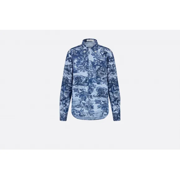 迪奥/Dior 印花纯棉罩衫  911B33A3804X 5824