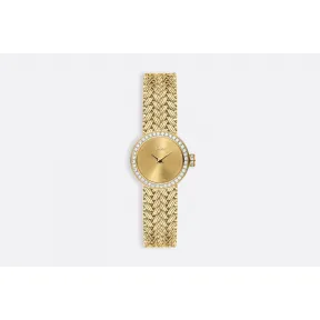 迪奥/Dior La Mini D de Dior Satine tressée腕表 直径19毫米 CD040150M002 0000