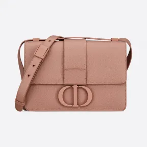 迪奥/Dior 30 Montaigne 哑光绯红压花颗粒纹牛皮革翻盖包 M9203IBFK-M50P