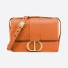 迪奥/Dior 30 Montaigne 橙色光滑羊皮革翻盖包 M9203UMOS-M28E