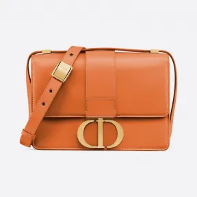 迪奥/Dior 30 Montaigne 橙色光滑羊皮革翻盖包 M9203UMOS-M28E