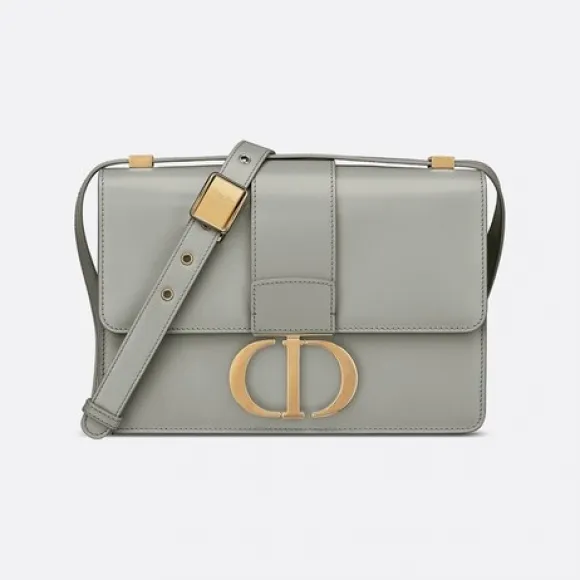 迪奥/Dior 30 Montaigne 手袋 灰色光面牛皮革 M9203UMOS_M41G_TU