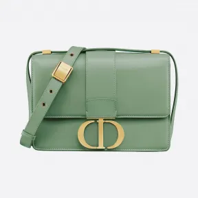 迪奥/Dior 30 Montaigne 薄荷绿光滑牛皮革翻盖包 M9203UMOS-M59H