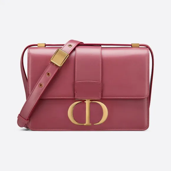 迪奥/Dior 木槿粉色光面牛皮革 30 Montaigne 翻盖包 M9203UMOS-M60P