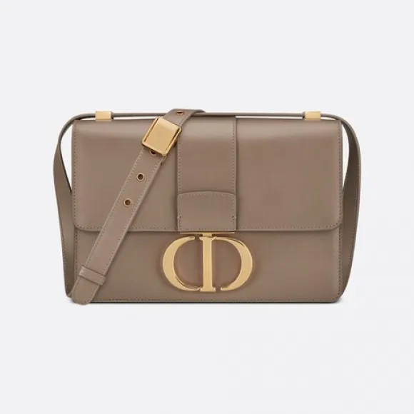 迪奥/Dior 30 Montaigne 手袋 暖灰褐色光面牛皮革 M9203UMOS_M747_TU