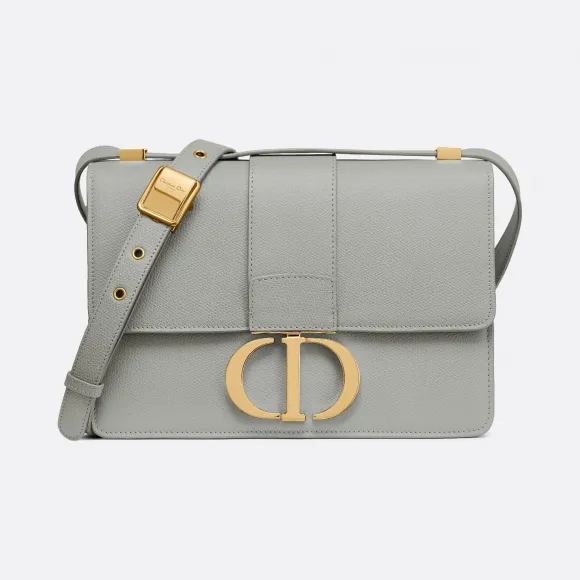 迪奥/Dior 岩石灰粒面牛皮革 30 Montaigne 翻盖包 M9203UWBH-M41G