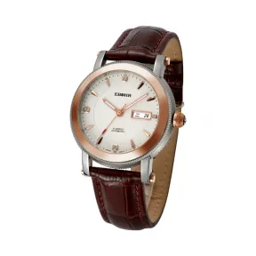 依波/Ebohr 大师系列 40.50mm 不锈钢表壳 合成蓝宝石玻璃表镜 男表 07201479