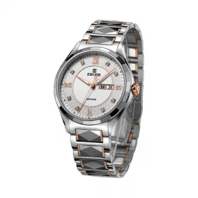 依波/Ebohr 大师系列 40mm 不锈钢，钨钢表圈 合成蓝宝石玻璃表镜 男表 10760314