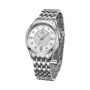 依波/Ebohr 大师系列 34mm 不锈钢 合成蓝宝石玻璃表镜 女表 10910320