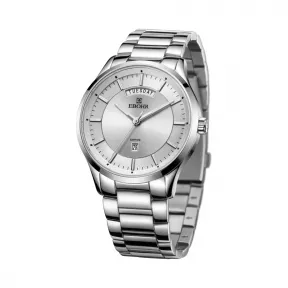 依波/Ebohr 大师系列 41mm 不锈钢表壳 合成蓝宝石玻璃表镜 男表 11060116