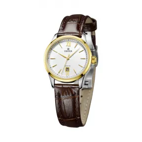 依波/Ebohr 大师系列 29.0mm 不锈钢表壳 合成蓝宝石玻璃表镜 女表 11130345