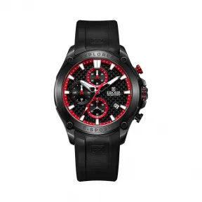 依波/Ebohr 飞驰系列 43mm 不锈钢表壳 白板加硬表镜+蓝宝石硬膜  36540235