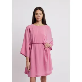 安普里奥·阿玛尼/Emporio Armani 和服袖真丝绉绸连衣裙 34947119bu