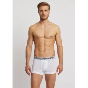 安普里奥·阿玛尼/Emporio Armani 徽标松紧裤腰弹力莫代尔平角裤 48217475nx