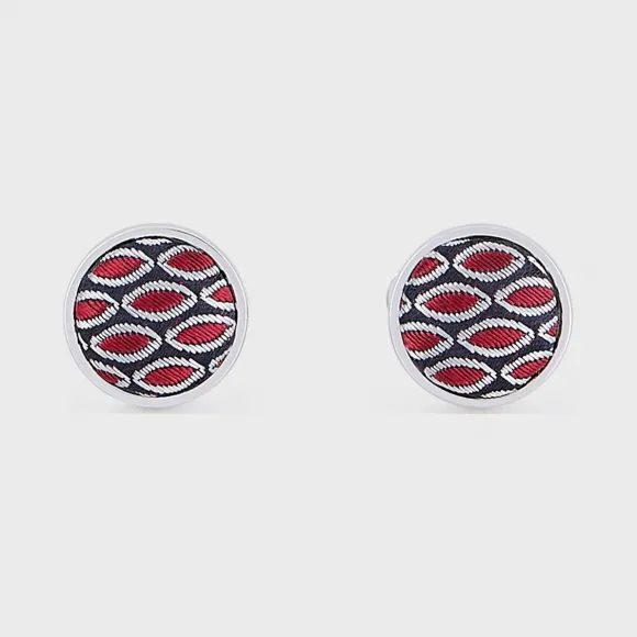 乔治阿玛尼/Giorgio Armani 银质真丝袖扣 50232231lf