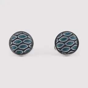 乔治阿玛尼/Giorgio Armani 银质真丝袖扣 50232233wq