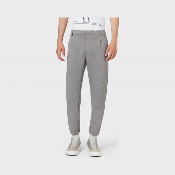 安普里奥·阿玛尼/Emporio Armani 微图案松紧袖口卡其裤 13386571lv