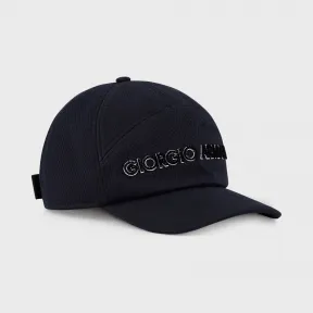 乔治阿玛尼/Giorgio Armani 刺绣徽标棒球帽 46654010ws