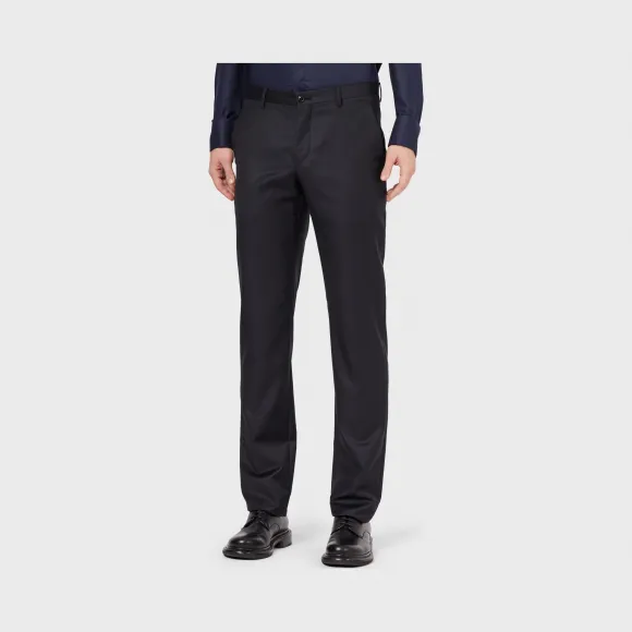 乔治阿玛尼/Giorgio Armani 羊毛和羊绒华达呢裤装 13364838cf