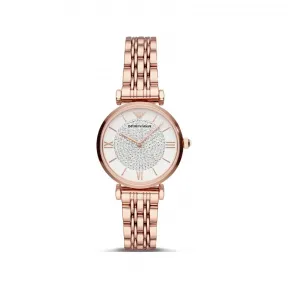 安普里奥·阿玛尼/Emporio Armani 女士不锈钢双指针腕表 AR11244