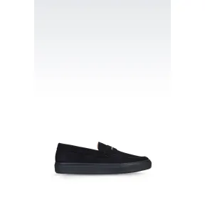 乔治阿玛尼/Giorgio Armani 绒面革莫卡辛鞋  11231938TO