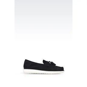 乔治阿玛尼/Giorgio Armani 绒面革莫卡辛鞋  11200964QN